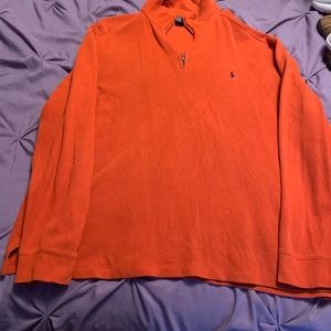 Orange Ralph Lauren Polo Zip Up